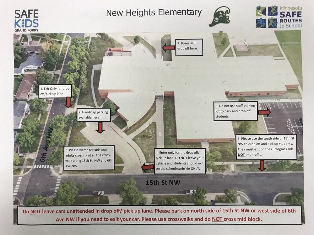New Heights Routes to School