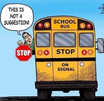Please Obey the Stop Arm