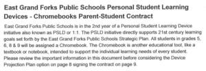 9th Graders-Personal Student Learning Devices