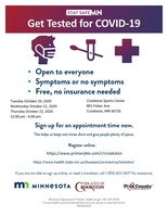 Covid Testing Event Oct 20-22