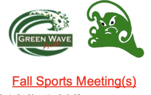 Fall Sports Meetings 2019