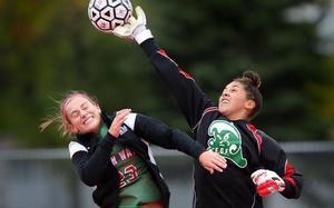 GF Herald Article on Kadyn Melquist-Girls Soccer Goalie
