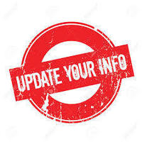 VERY IMPORTANT - UPDATE YOUR INFORMATION