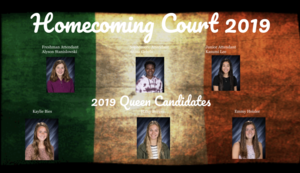 2019 Homecoming Court