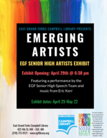 Art Exhibit-Campbell Library April 29th-May 22nd