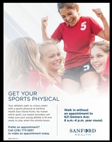 Sanford Sports Physicals