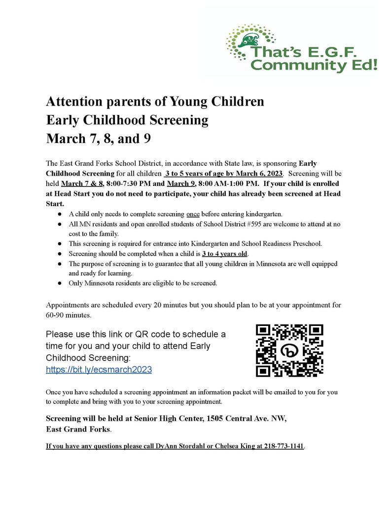 Early Childhood Screening 